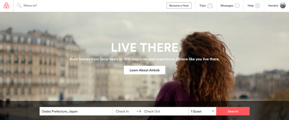 airbnb screen - travel essentials
